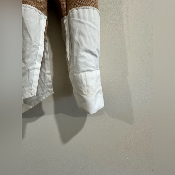 Brochu Walker Tan Layered Cowl Neck Sweater - Picture 13 of 14